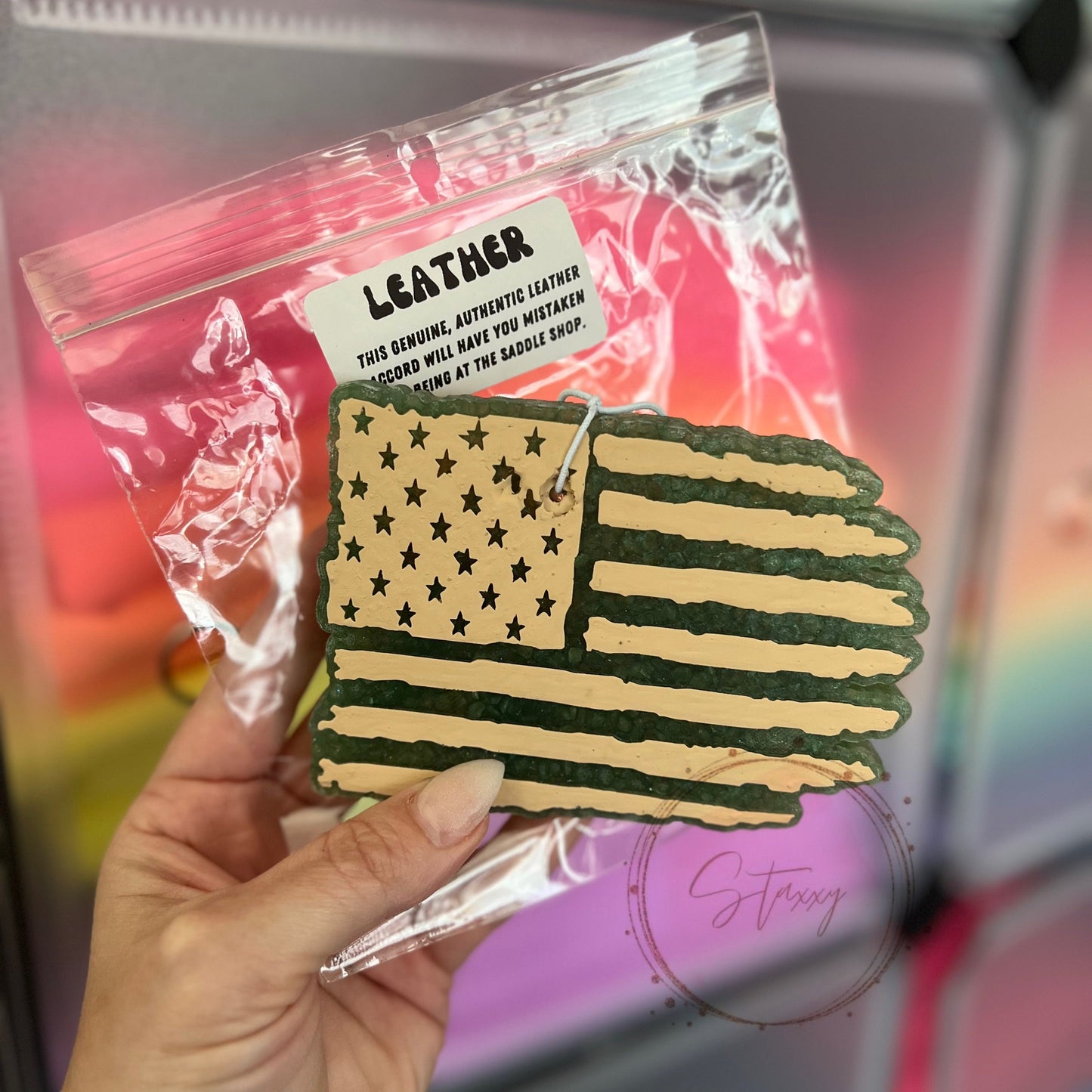 american flag freshie