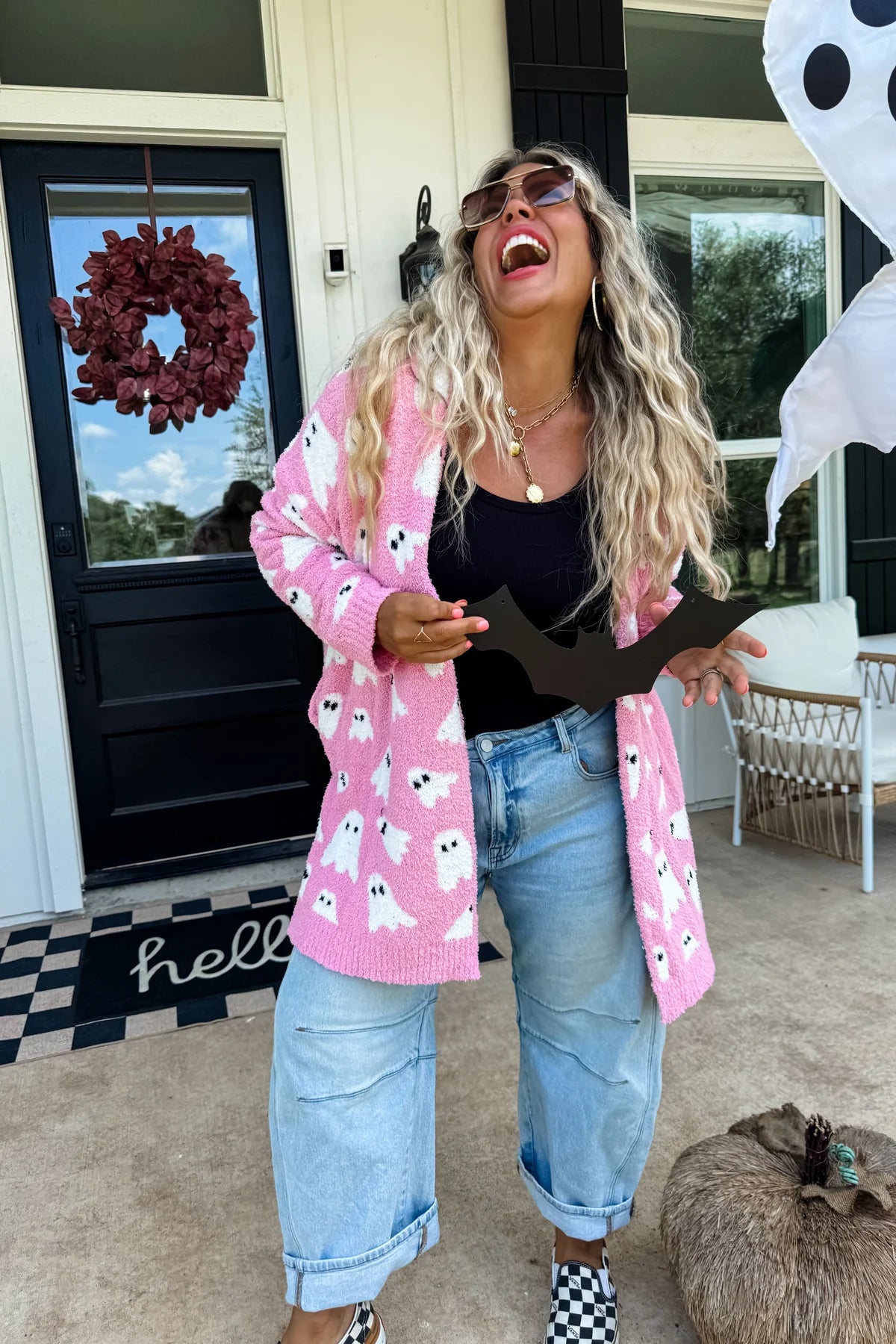 Pink Ghost Halloween Cloud Cardis • ROUND 2 flash PreOrder