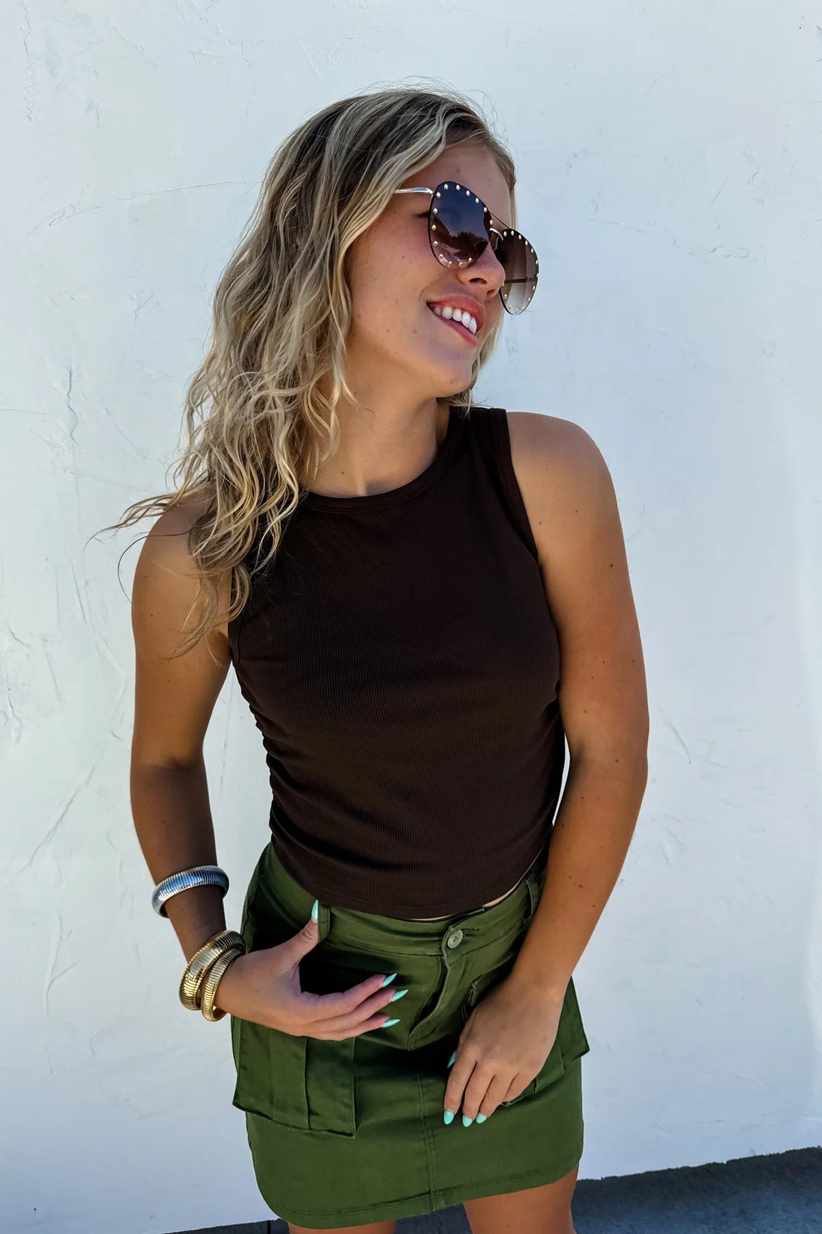 QUICK SHIP • Taylor ribbed tank
