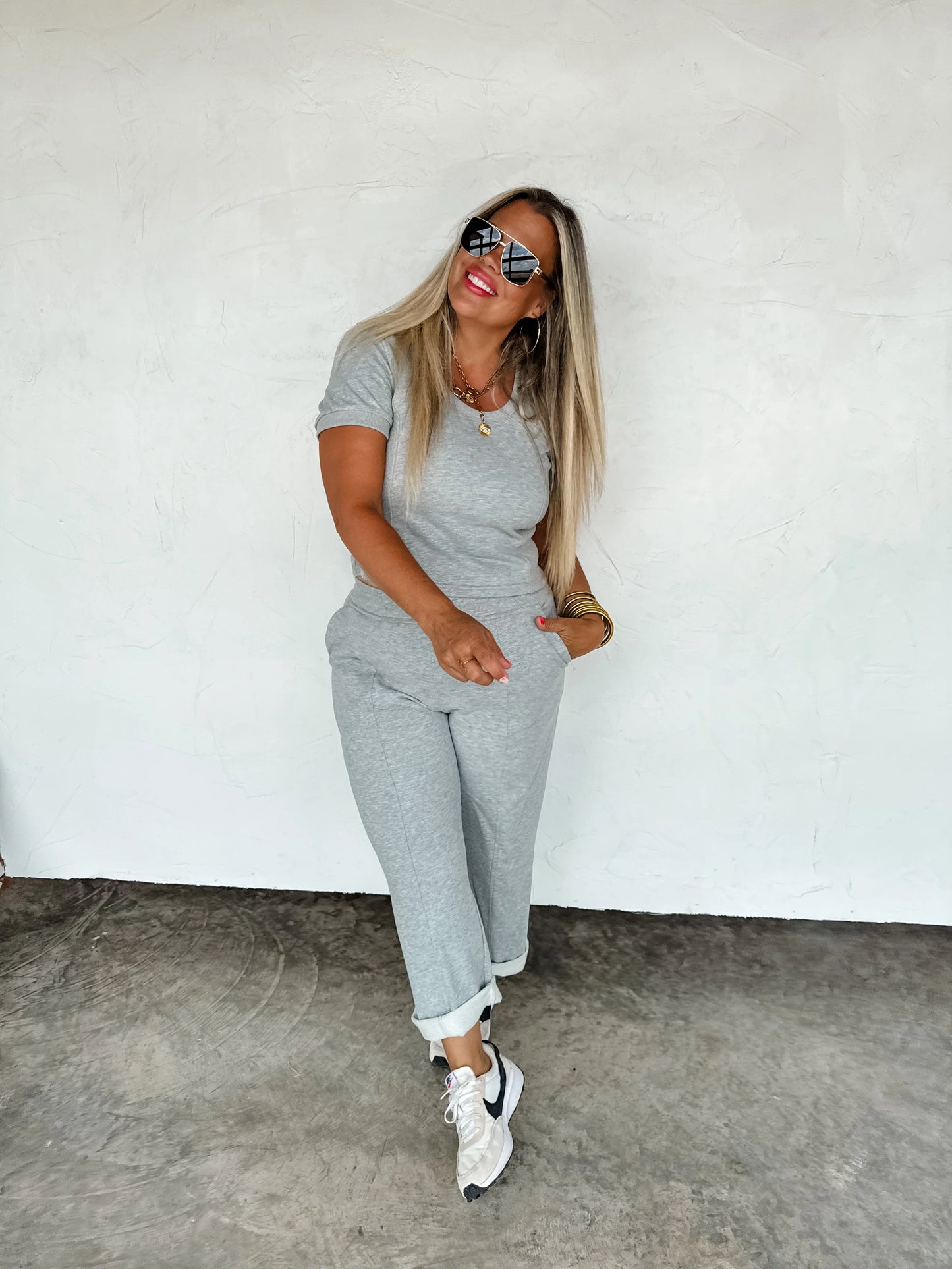 Stay in crop pant set (3 colors) • Quick Ship