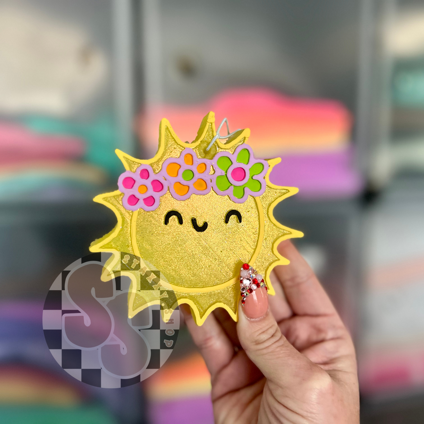 cute floral sun freshie