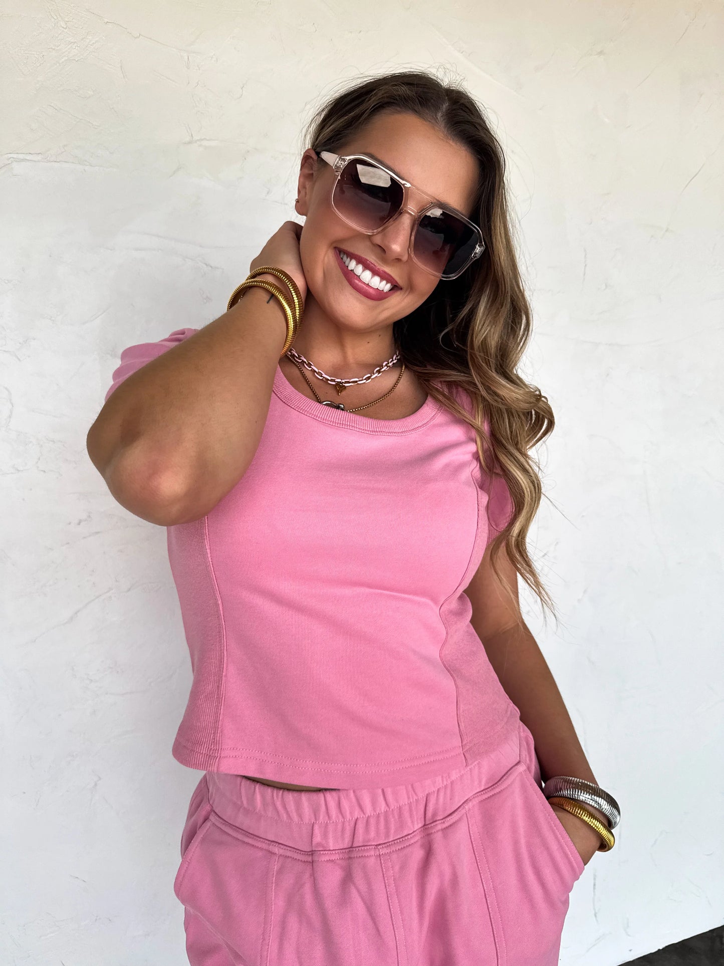 Stay in crop pant set (3 colors) • Quick Ship