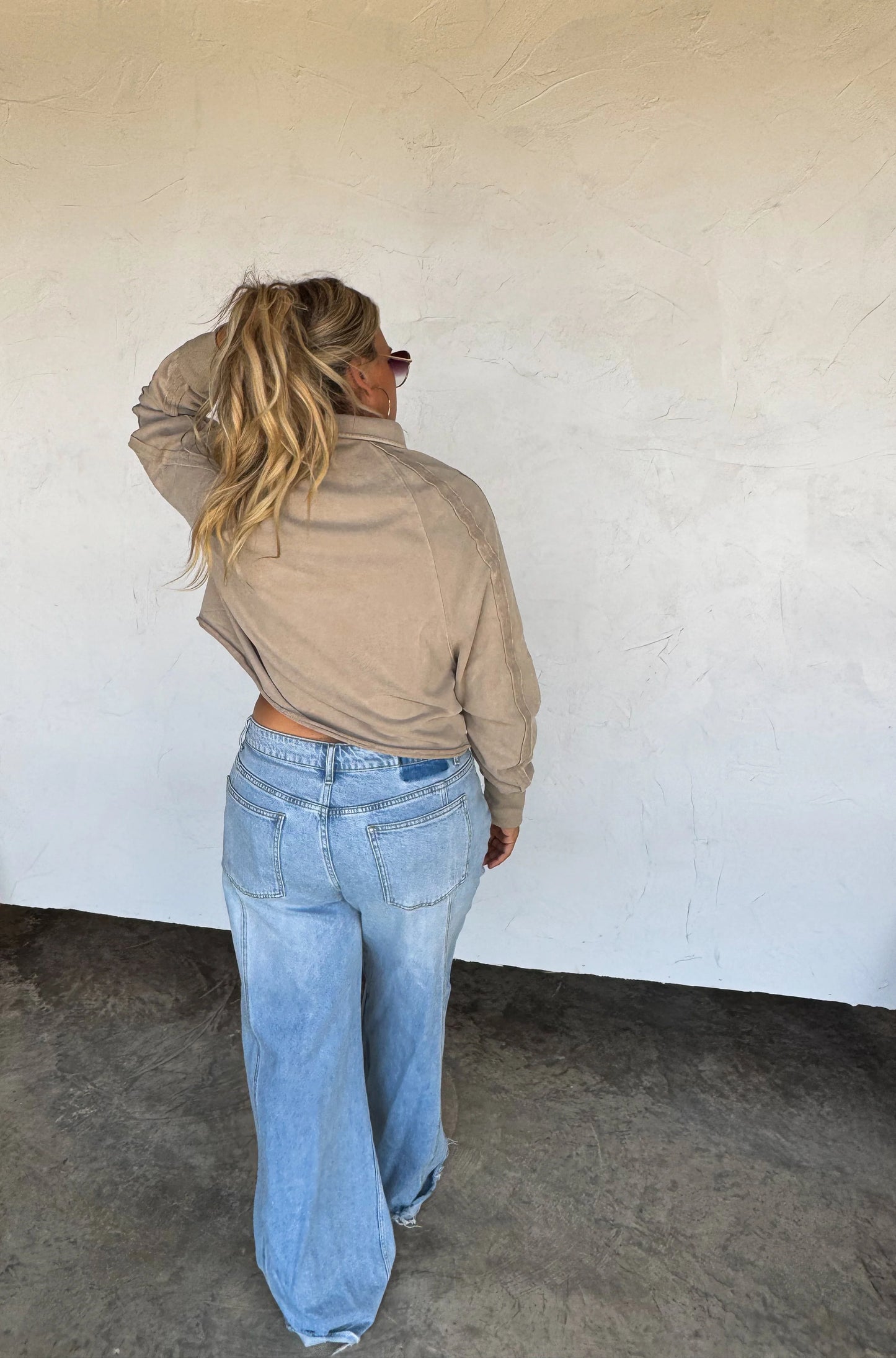 Marley snap button sweatshirt (4 colors) • Quick Ship