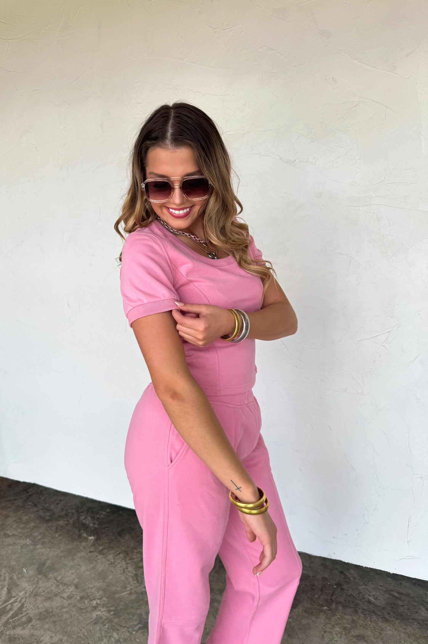 Stay in crop pant set (3 colors) • Quick Ship