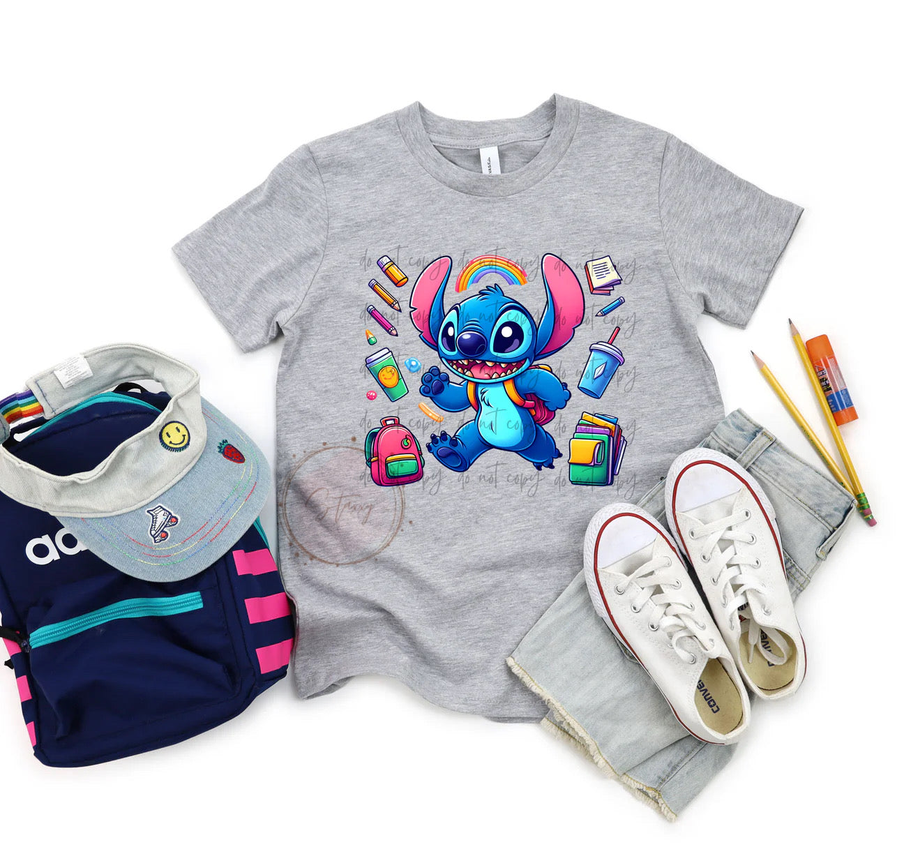 blue 626 alien school supplies