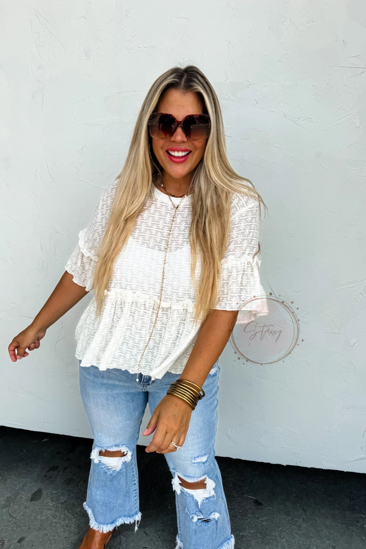 long pearl bead necklace • ready to ship