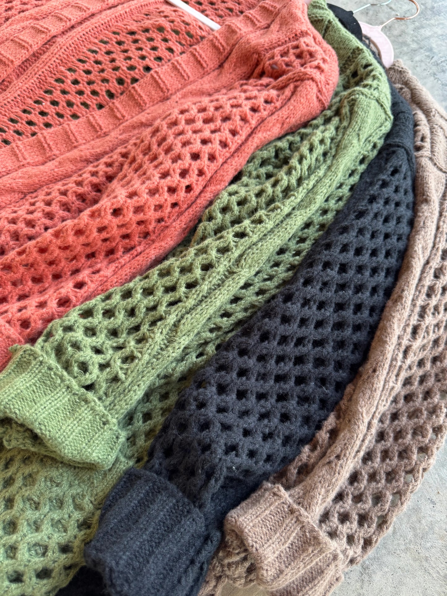 Kandias knit cardi (4 colors) • Quick Ship