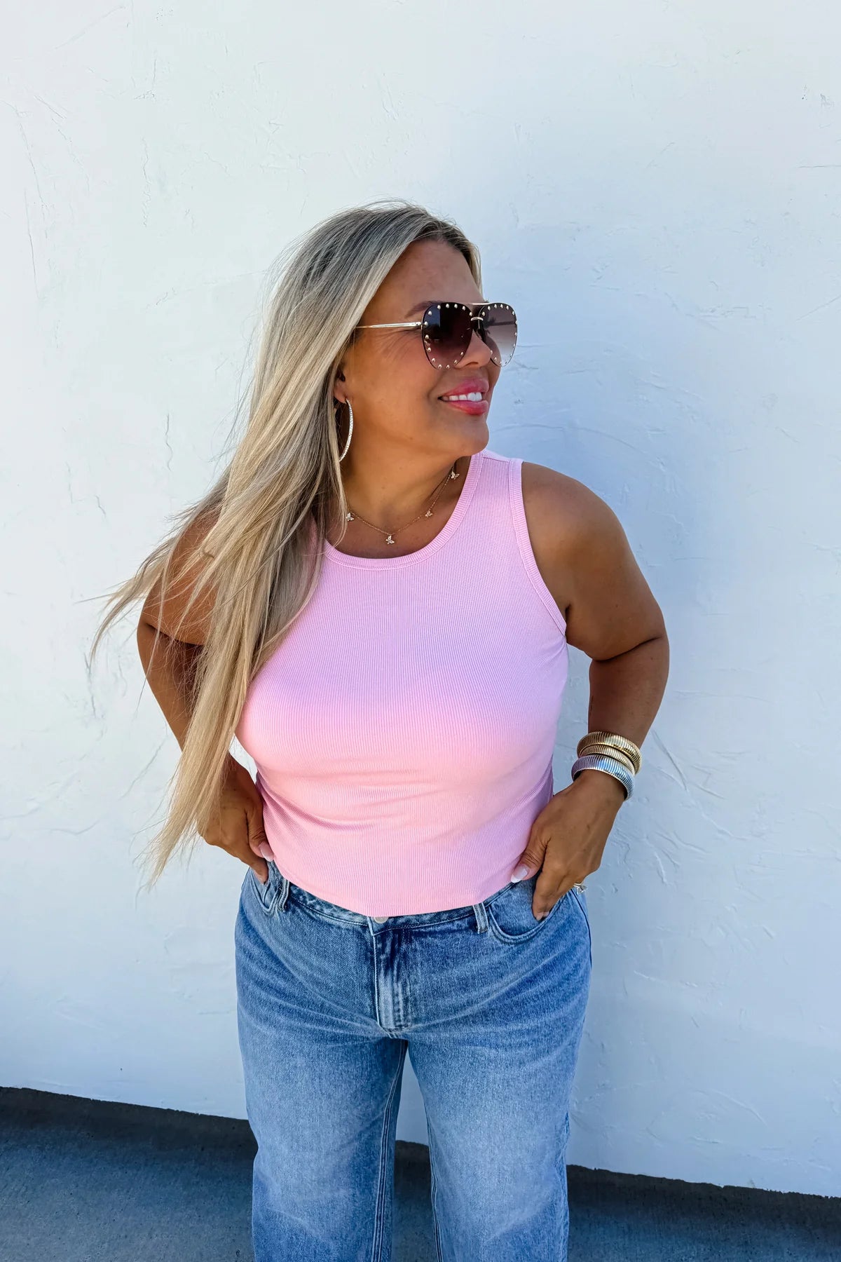 QUICK SHIP • Taylor ribbed tank