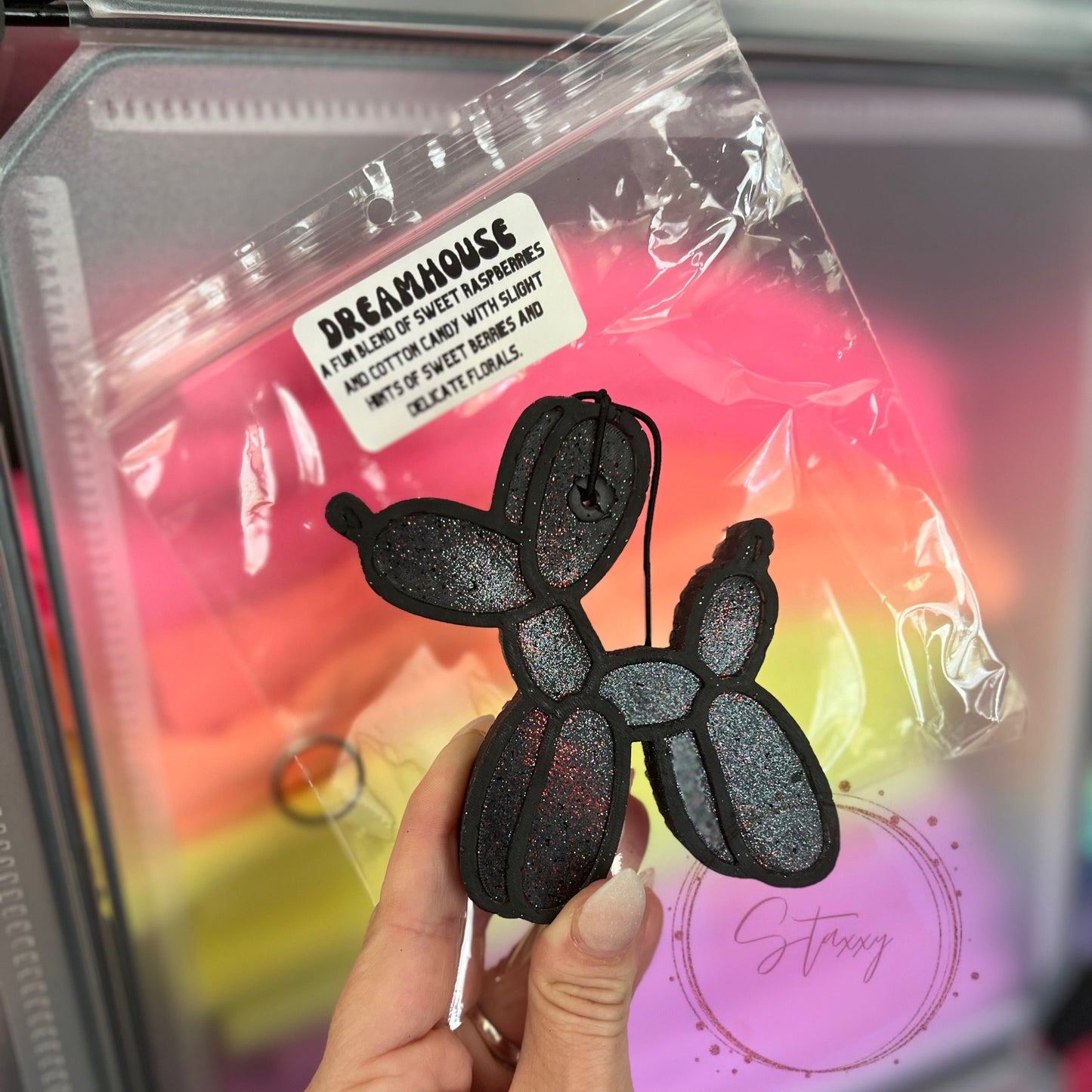 balloon dog car freshie