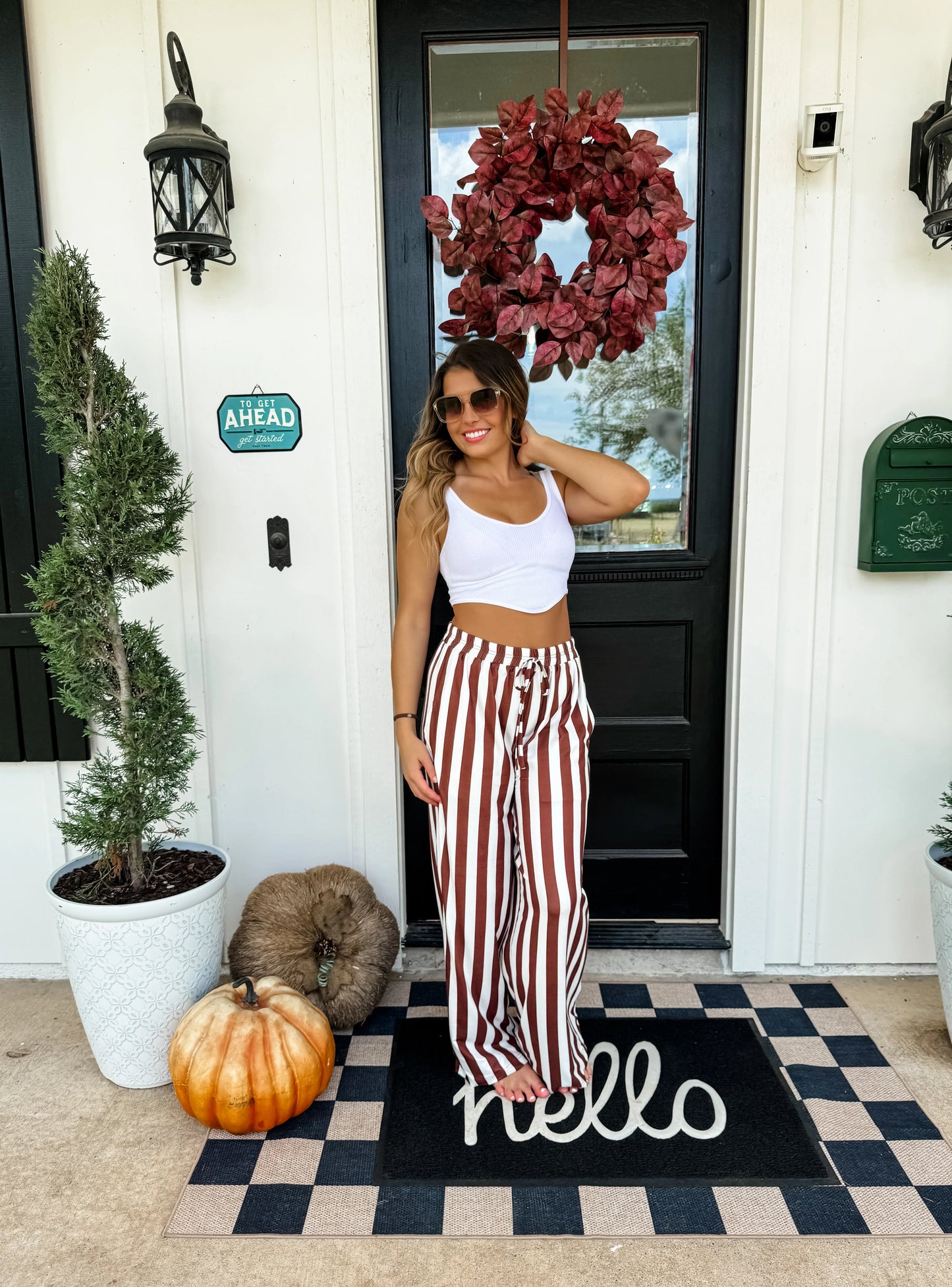 Vertical Vibes Stripe Pants (2 colors)
