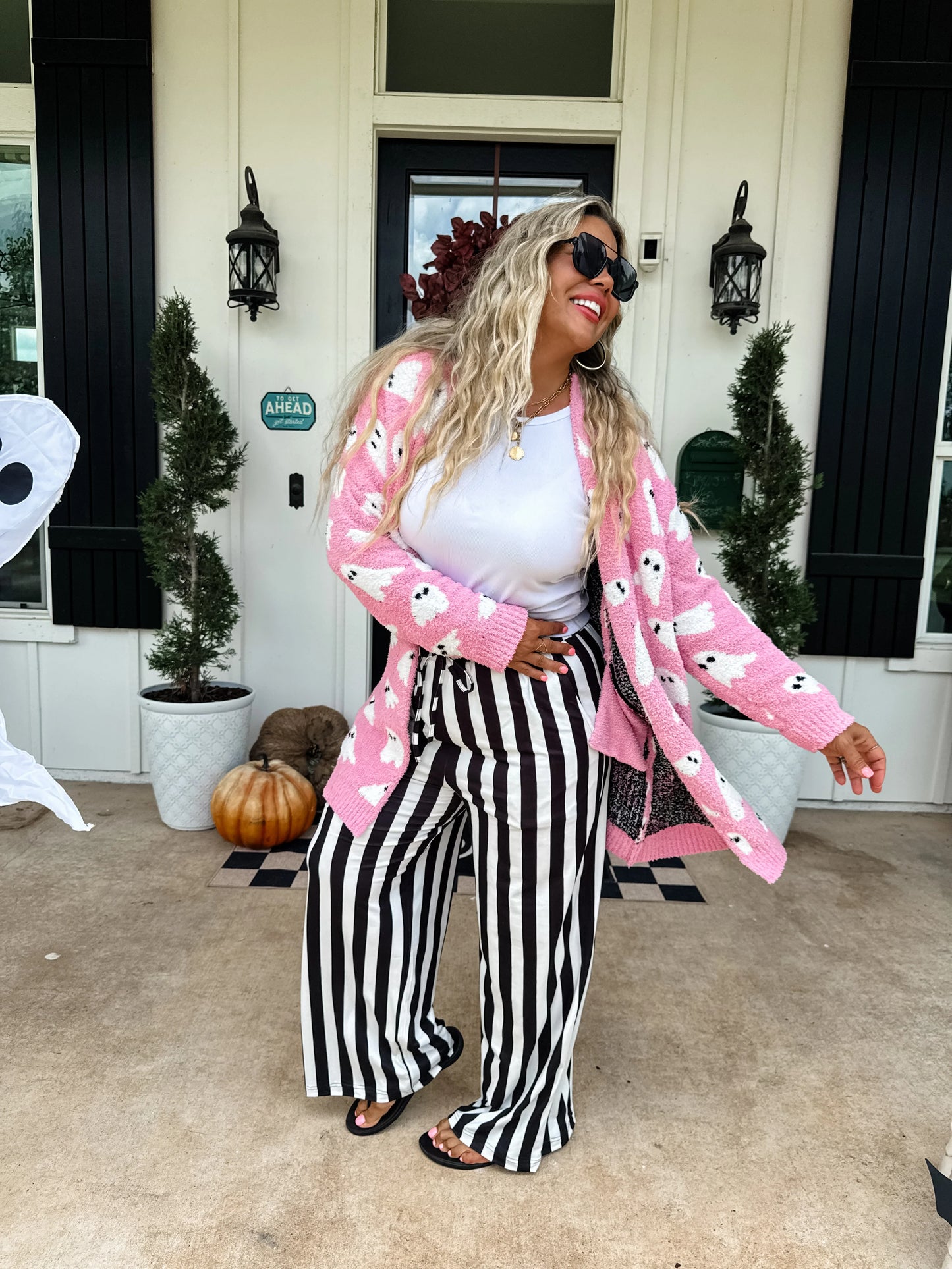 Vertical Vibes Stripe Pants (2 colors)