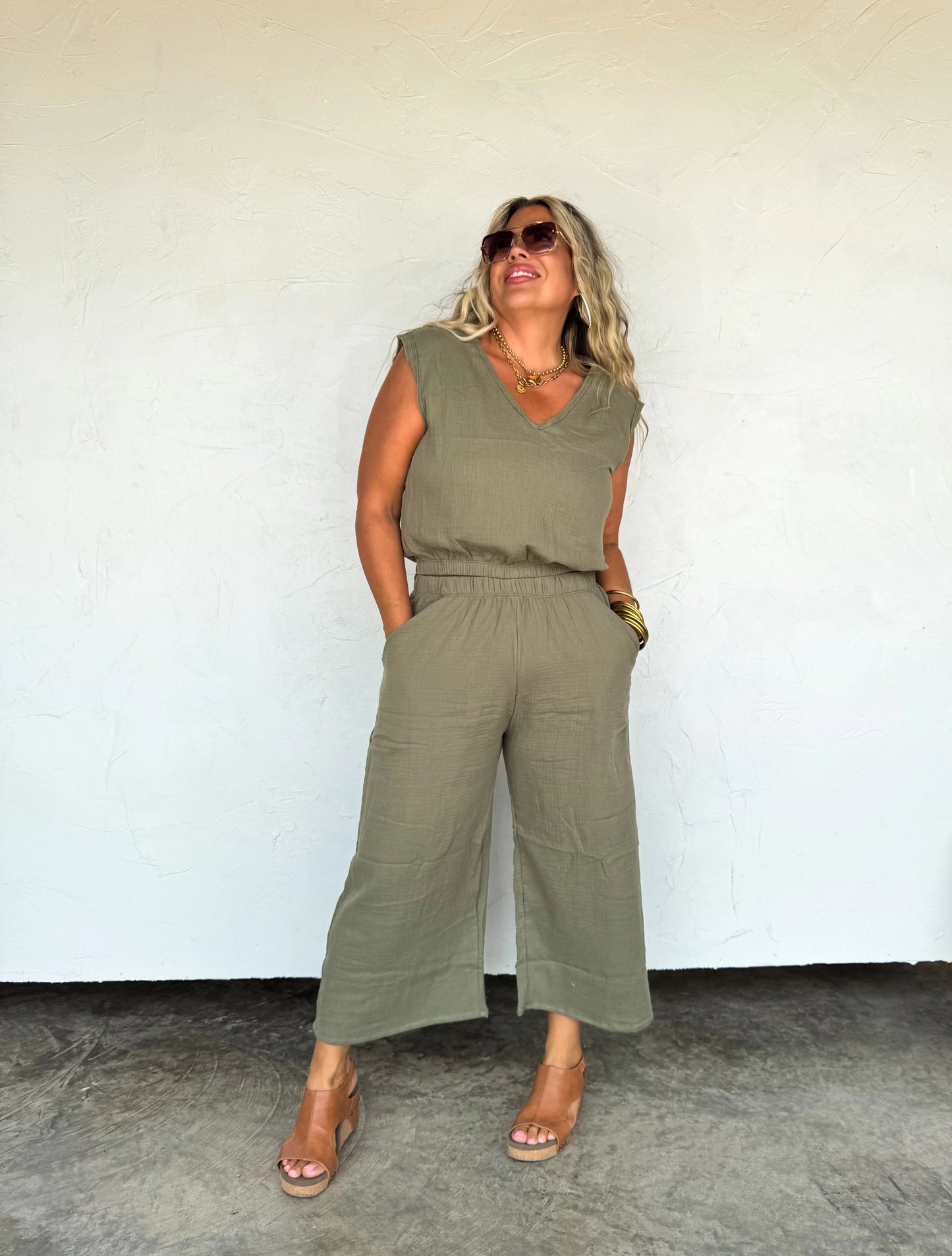 Laura crop pant SET (3 colors!) • Quick Ship