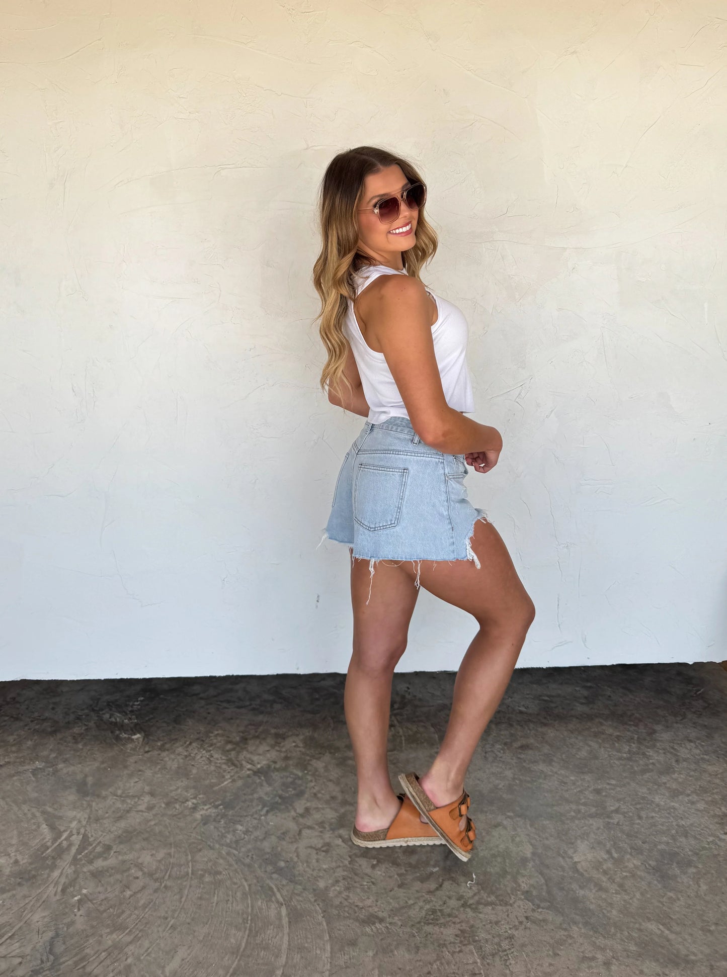 Sunkissed cutoff shorts • Quick Ship