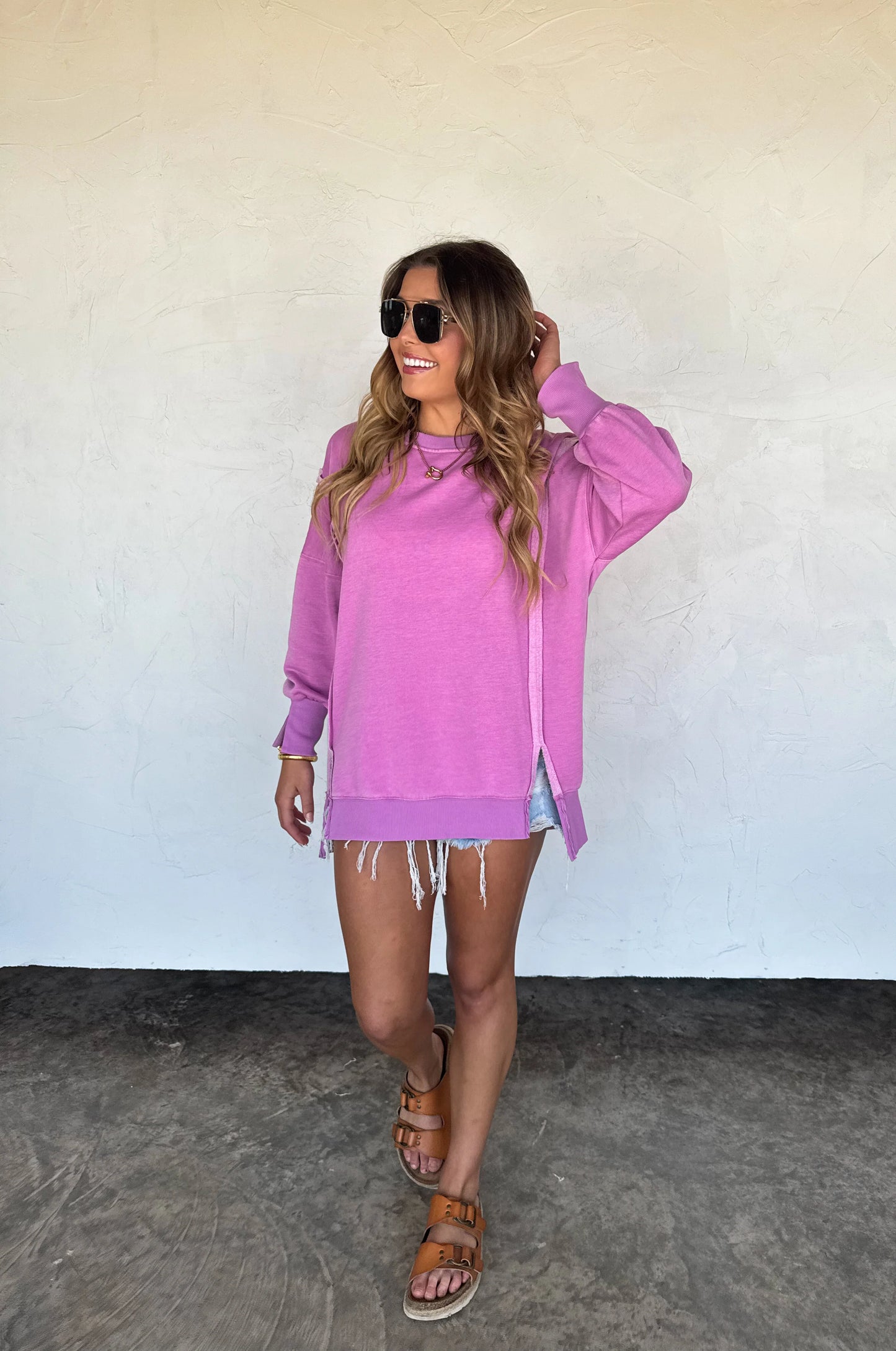 Candy Colors Classic crew pullover (5 colors) • Quick Ship
