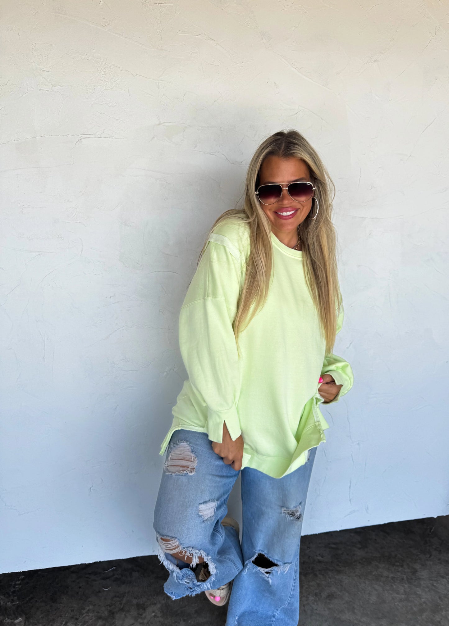 Candy Colors Classic crew pullover (5 colors) • Quick Ship