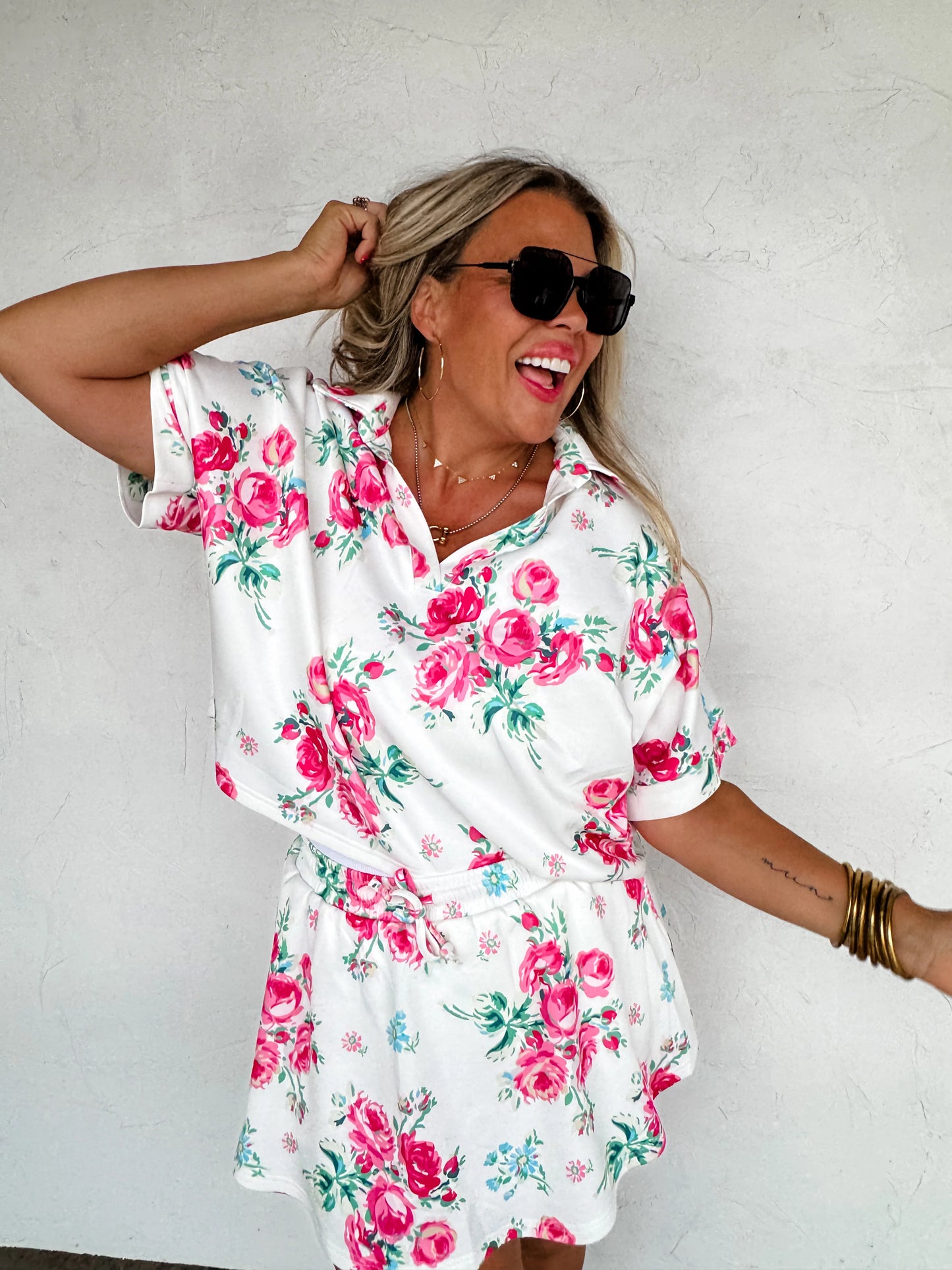 Hot to Spot FLORAL skort set • Quick Ship