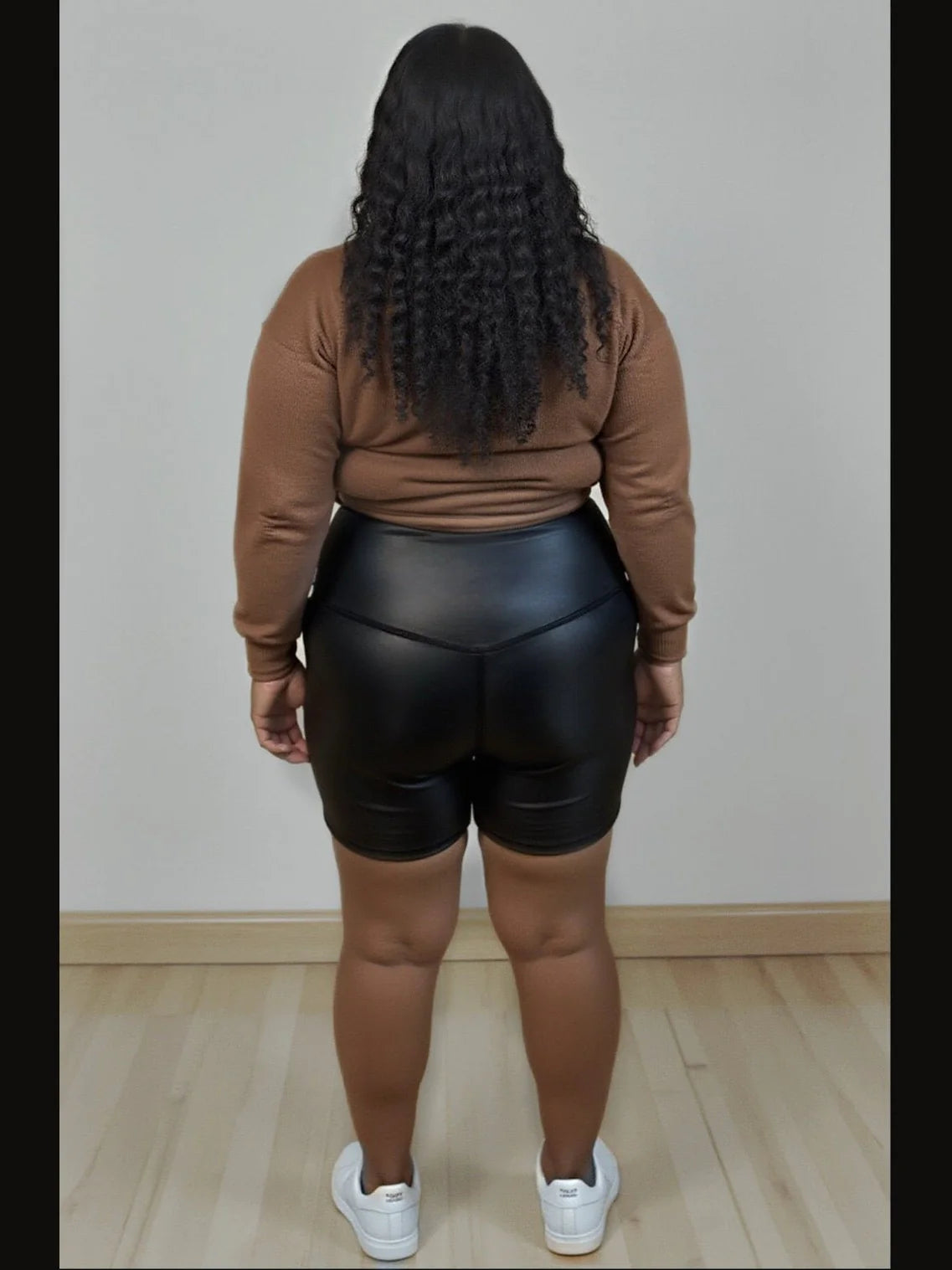 Lainey Leather Suck & Tuck biker shorts • Quick Ship