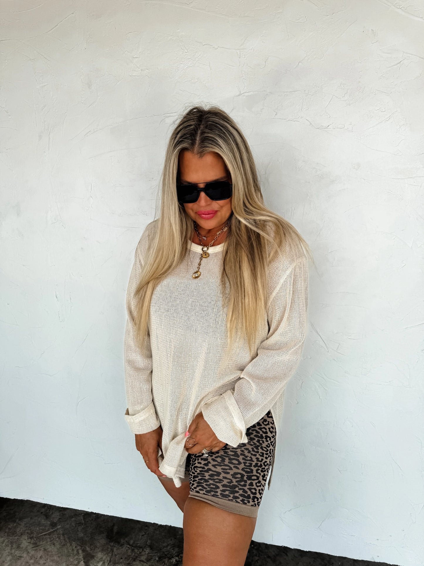 Mellow Mesh cotton top • Quick Ship