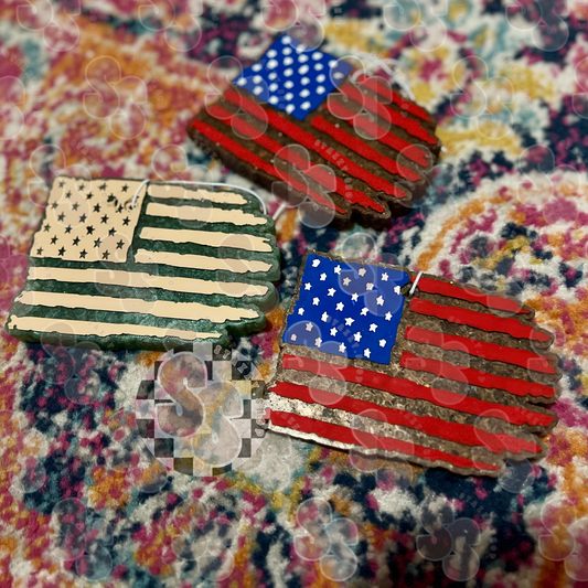 american flag freshie