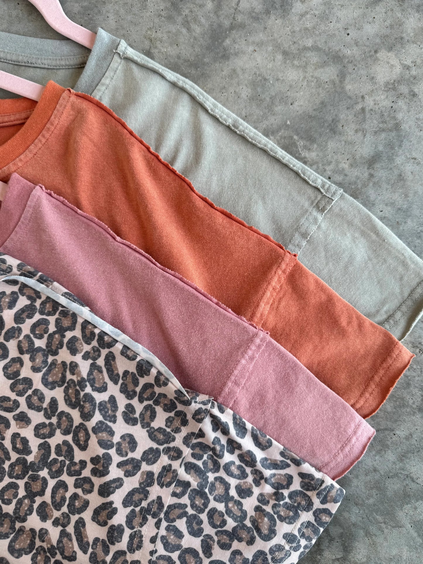 Joey washed cotton boyfriend tee • Quick Ship