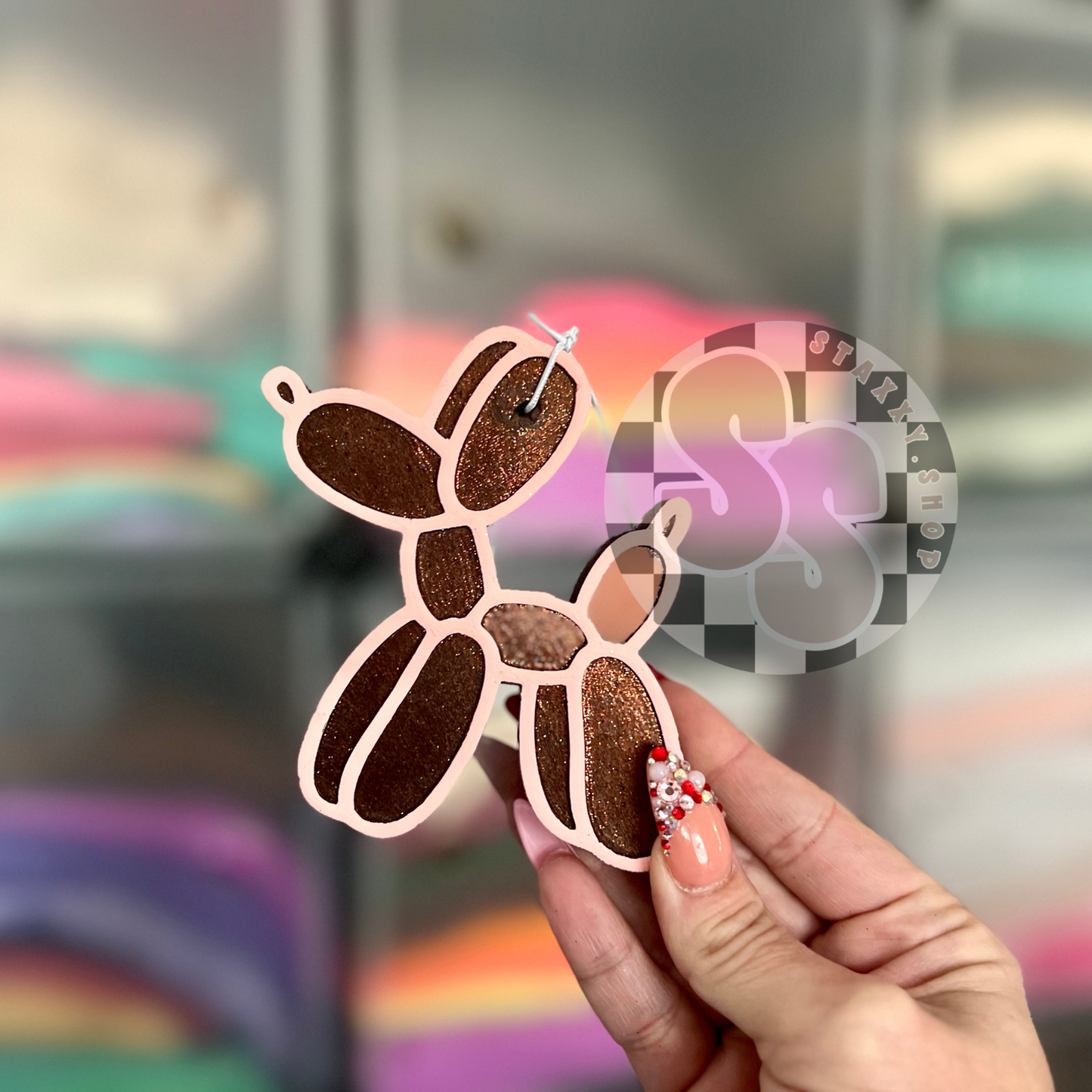 balloon dog car freshie