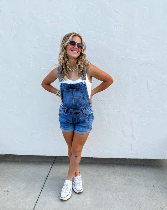 kaci short overalls • Quick Ship