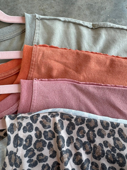 Joey washed cotton boyfriend tee • Quick Ship