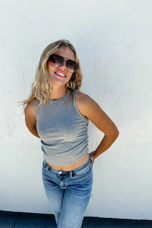 QUICK SHIP • Taylor ribbed tank
