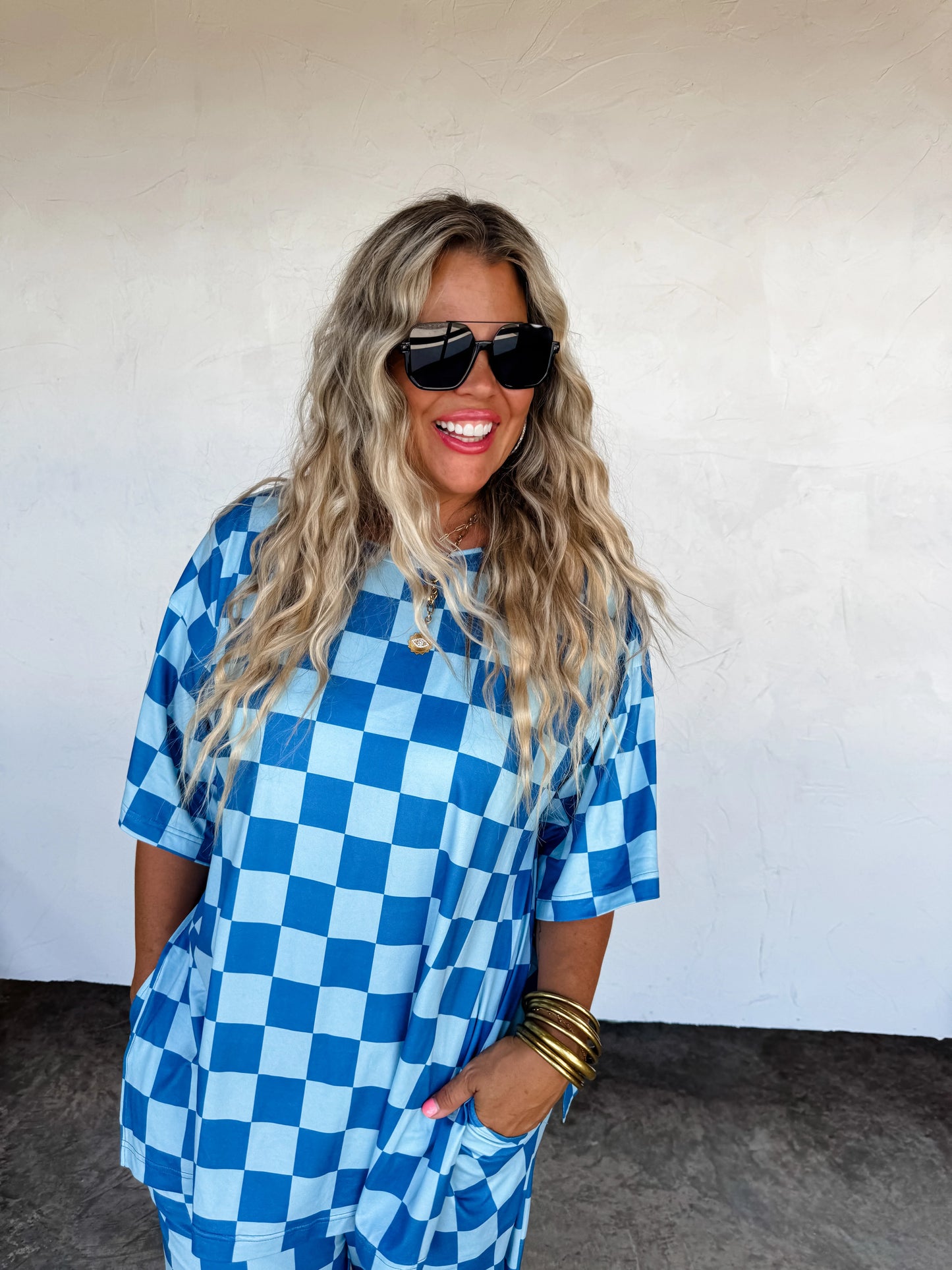 Checker Pop Pants (4 colors) • Quick Ship