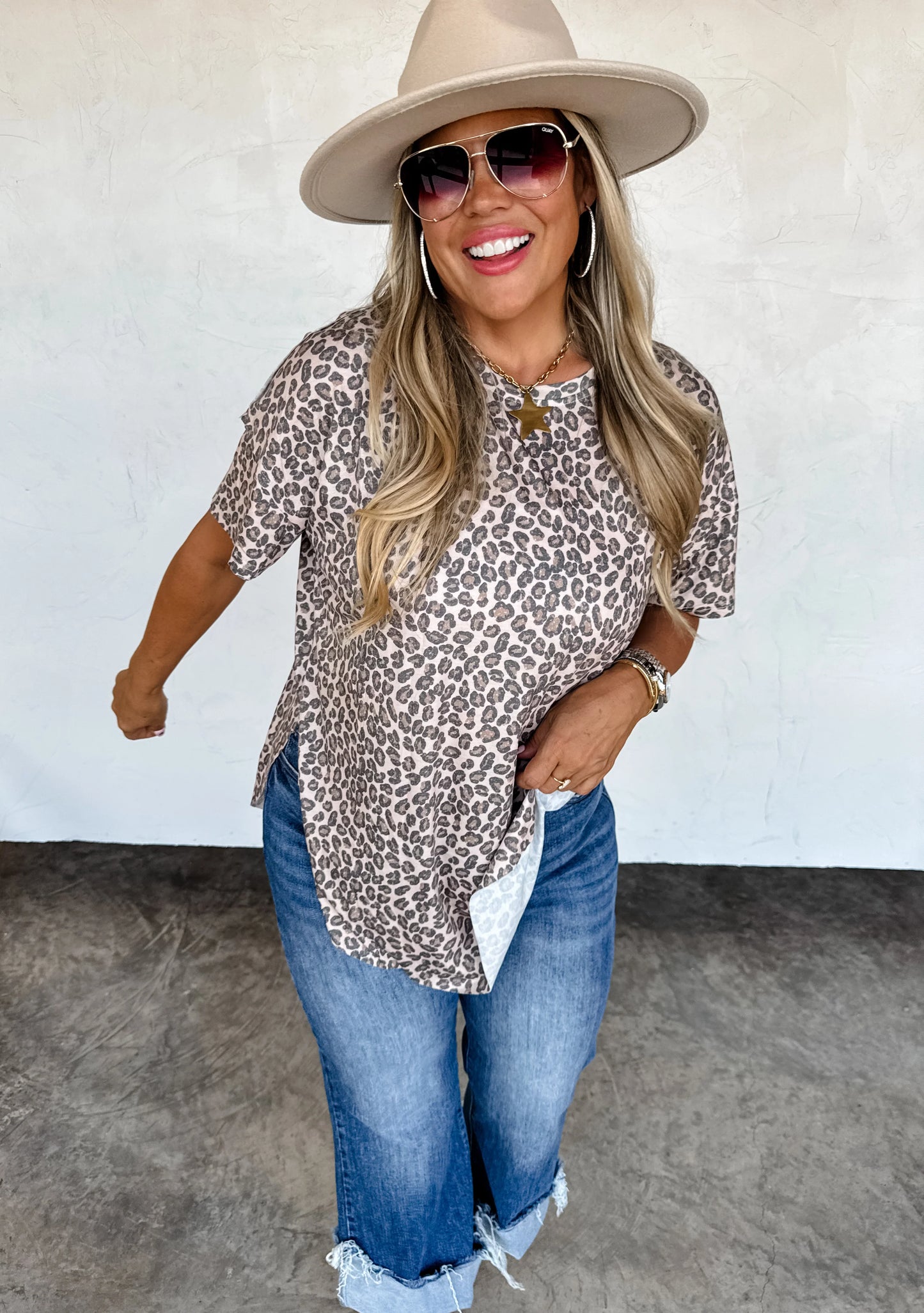 Joey washed cotton boyfriend tee • Quick Ship