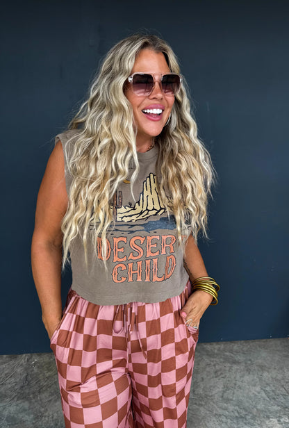 Checker Pop Pants (4 colors) • Quick Ship