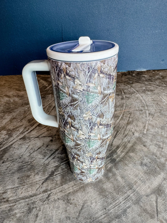 Camo stainless steel tumbler