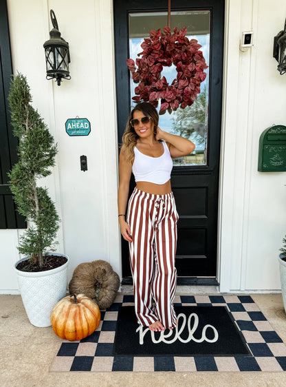 Vertical Vibes Stripe Pants (2 colors)