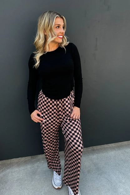 Elena curved hem ribbed top (3 colors) • Quick Ship