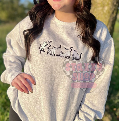 PREORDER : spooky meow embroidery