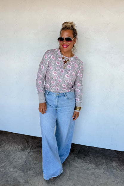 Quincy wide leg jeans • Quick Ship