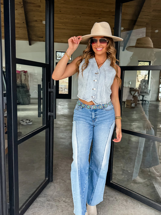 Trailblazer Two Tone jeans (3 LENGTHS!) • Quick Ship