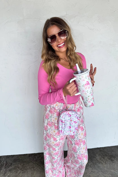 Floral & Western stainless steel tumbler (6 colors)• Quick Ship