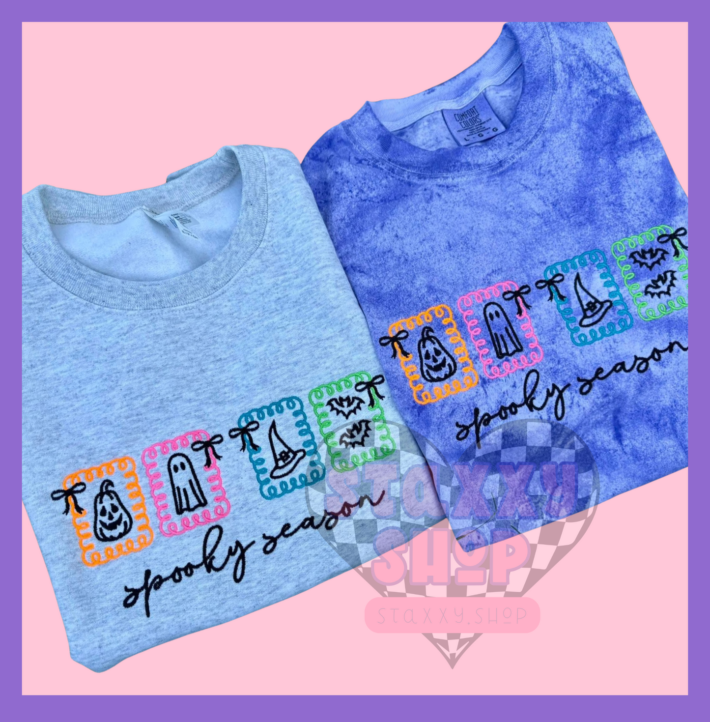 PREORDER : spooky stamps embroidery