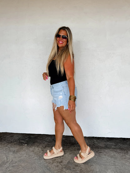 Sunkissed cutoff shorts • Quick Ship