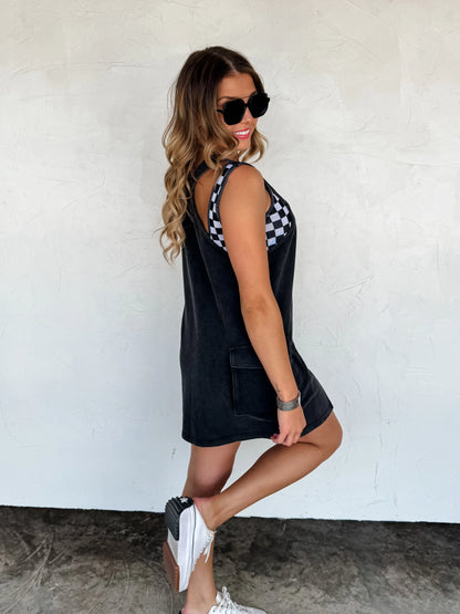 Millie overall dress (2 colors)• Quick Ship