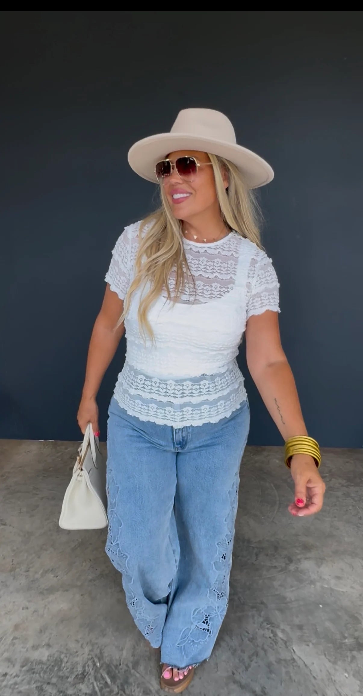 Rosalie lace top (2 colors) • Quick Ship