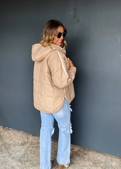 Peyton puffer jacket (6 colors) • Quick Ship