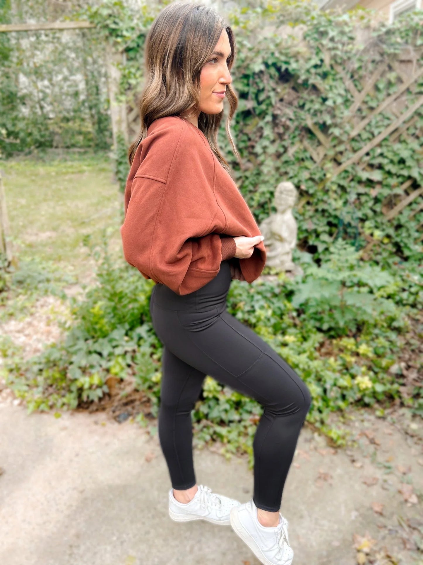 Billie Better Than Butter pocket leggings (dark grey) • Quick Ship