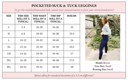 Suck & Tuck Pocket leggings (2 colors) • Quick Ship