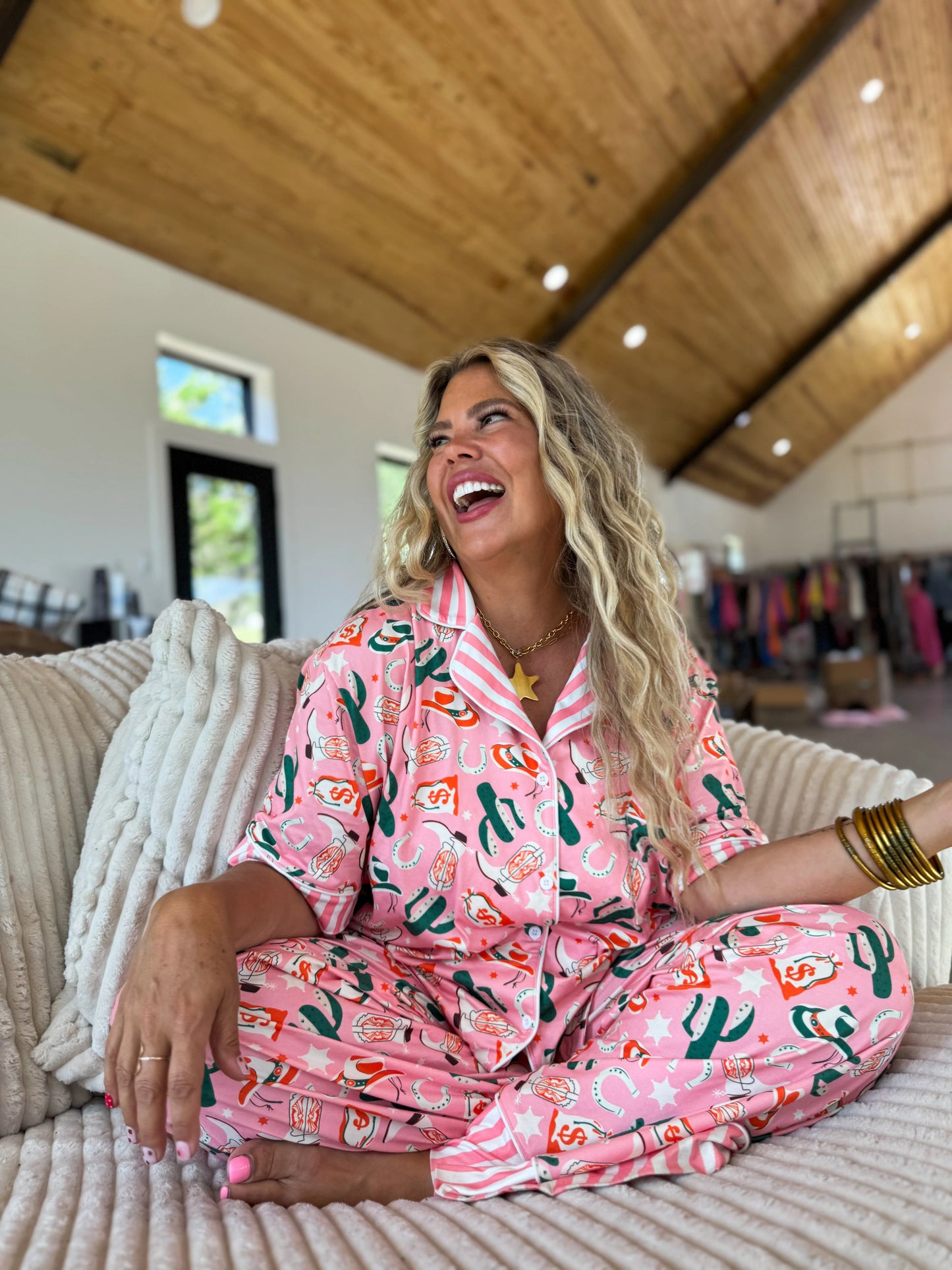 Luxe Howdy Honey PJ set • Quick Ship