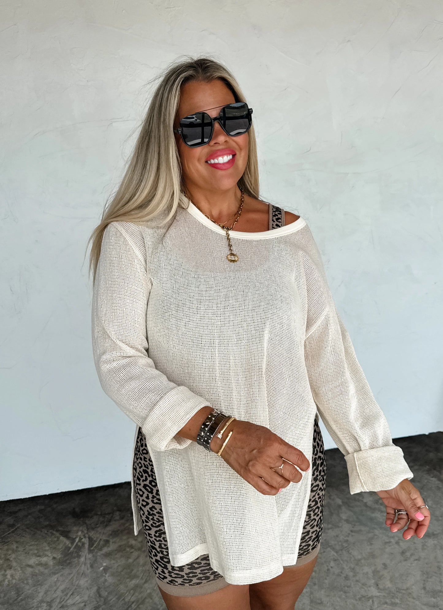 Mellow Mesh cotton top • Quick Ship